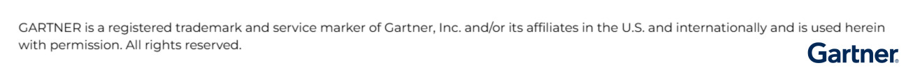 Gartner Trademark Note
