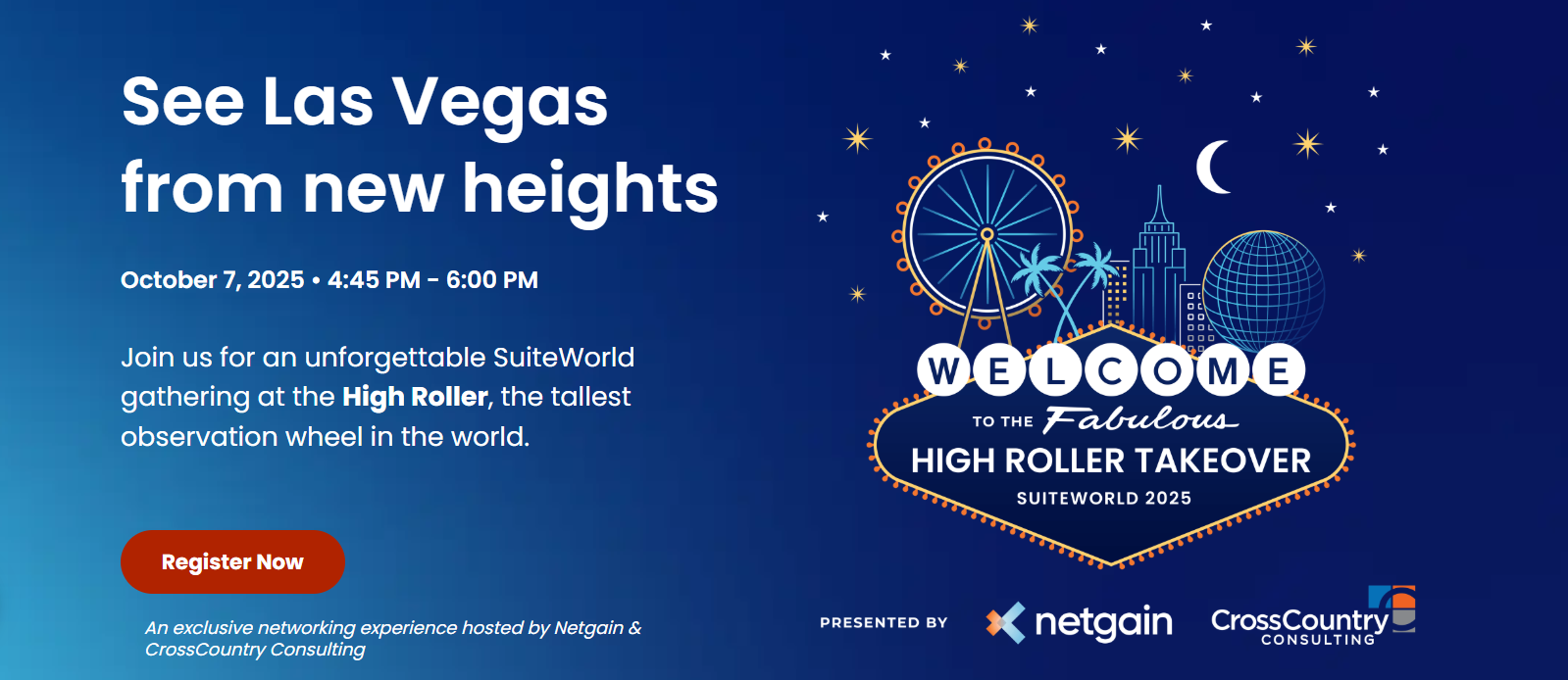 CrossCountry and NetGain High Roller Event